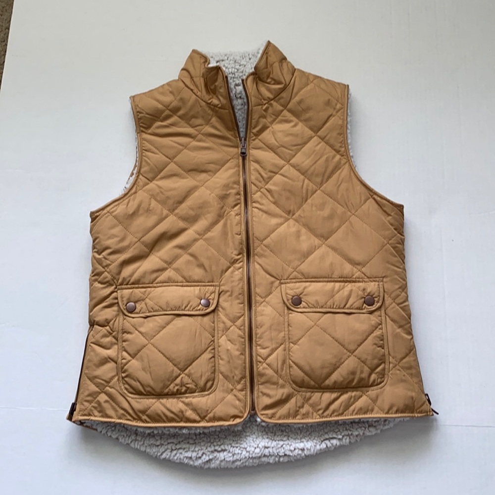 Dry Goods brand new fuzzy vest.